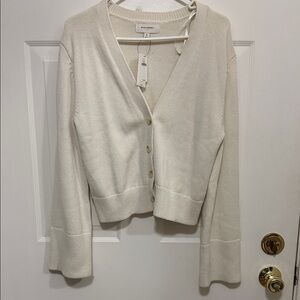 NEW Banana Republic Women's Cream Cardigan Sweater